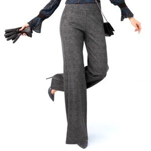 Cabi Bond Trouser Style 3740 Women’s Size 2 High Rise Side Zip Wide Leg Plaid